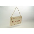 Yn Yr Ardd / In the Garden Plaque